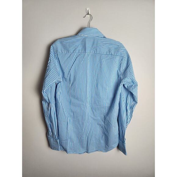 Scotch & and Soda Mens Gingham plaid button up shirt L Easter career casual - Picture 4 of 8